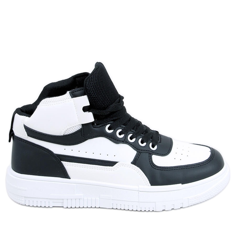 PA1 Zapatilla alta negra Myles blanco negro