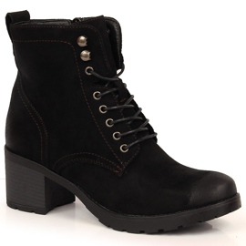 Botas insuladas de ante mujer Potocki negro