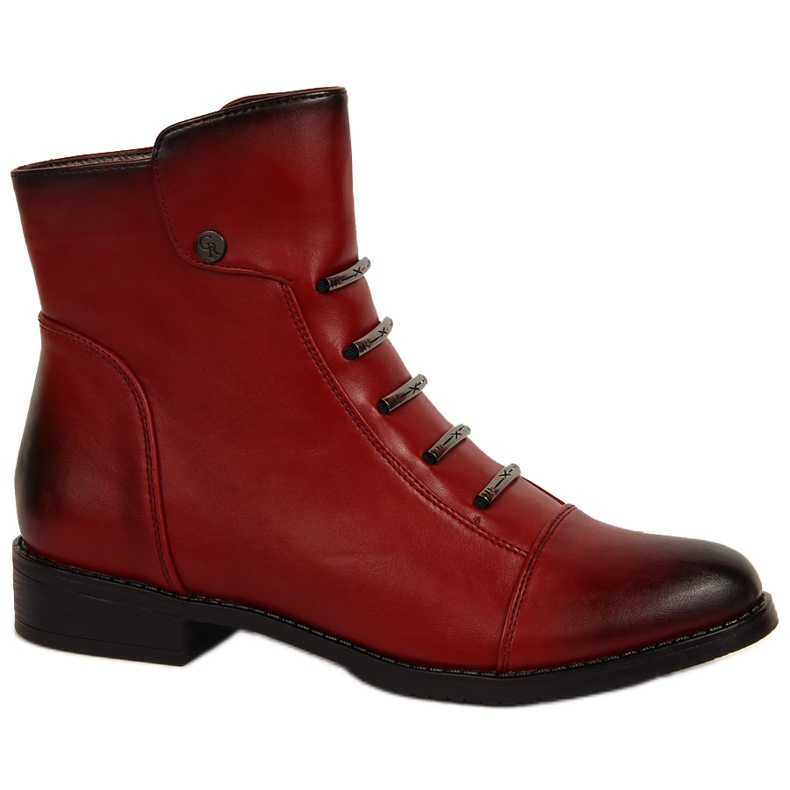 Botas de mujer con adornos Jezzi rojos