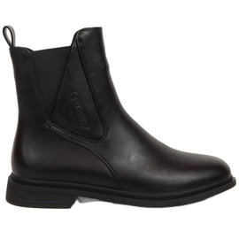 Vinceza Negro Negro Botas Filippo Jodhpur para mujer