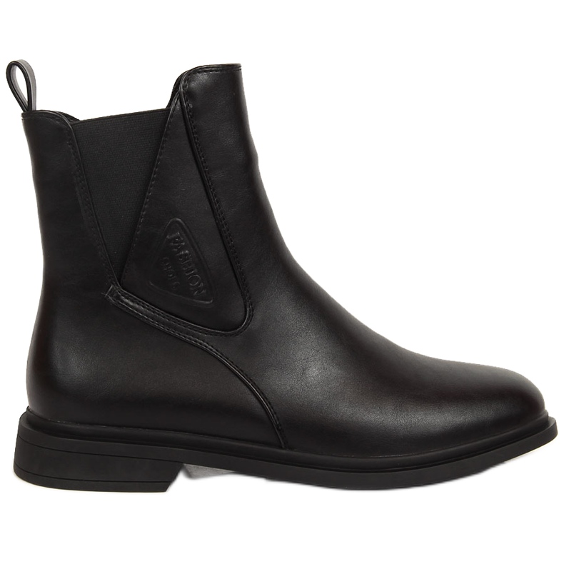Vinceza Negro Negro Botas Filippo Jodhpur para mujer