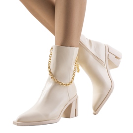 Bota cowboy Massa beige Bota cowboy Massa beige