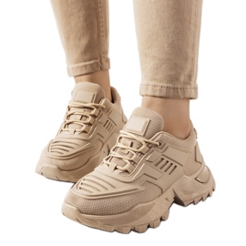 Zapatillas Fowles marrones beige