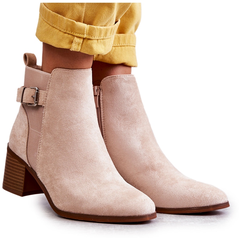 PS1 Botas ante poste Beige Vannes PS1 Botas ante poste Beige Vannes