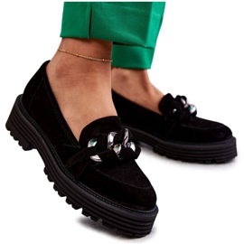 Zapatos Mujer Ante Laura Messi 2523 Negro