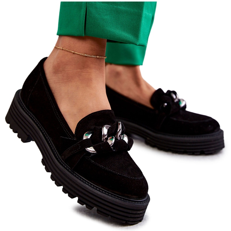 Zapatos Mujer Ante Laura Messi 2523 Negro