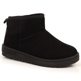 Botas de nieve negras en la plataforma Big Star W INT1749A negro
