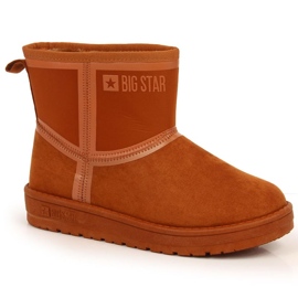 Botas de nieve en la plataforma camel Big Star W INT1751A marrón