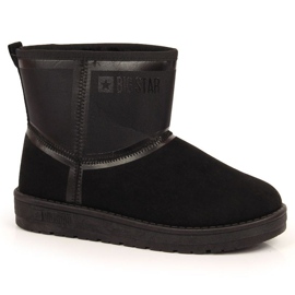 Botas de nieve negras en la plataforma Big Star W INT1751B negro