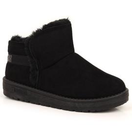 Botas de nieve negras en la plataforma Big Star W INT1752 negro