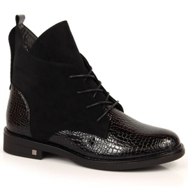 Botas con aislamiento de cocodrilo Potocki W WOL88A negro