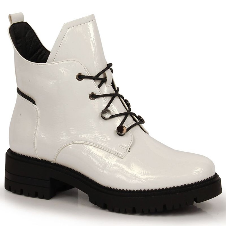 Botas lacadas cálidas Potocki W WOL89B blanco Botas lacadas cálidas Potocki W WOL89B blanco