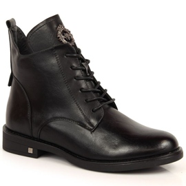 Botas con adorno aislado Potocki W WOL92A negro