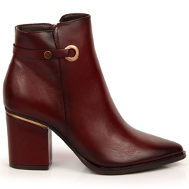 Botas al poste aisladas Potocki W WOL96B burdeos