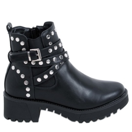 Botas con tachuelas Hurt Black negro