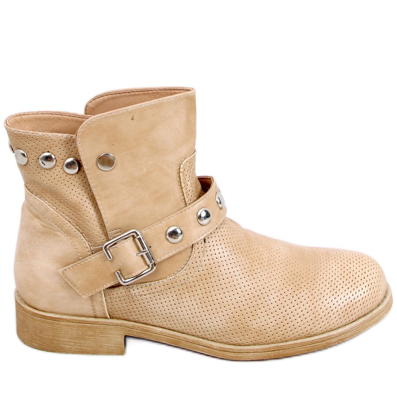 Botas planas Cressida Apricot para mujer beige Botas planas Cressida Apricot para mujer beige