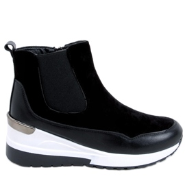 Botas cuña Byers Negro