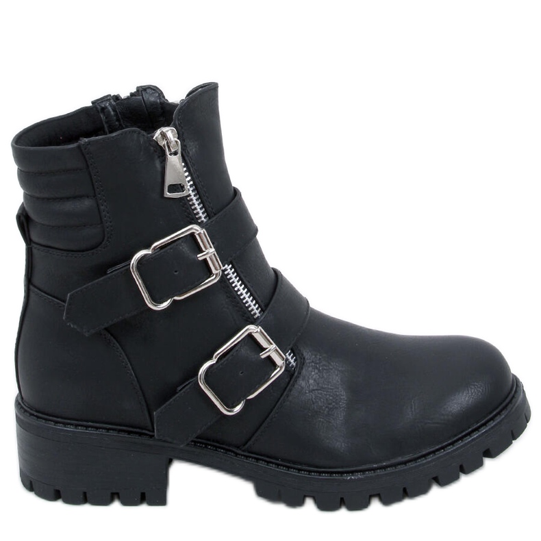 Botas militares negras Terry negro
