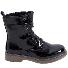 PA1 Botas charol martensiaki Mike Black Charol Pu negro