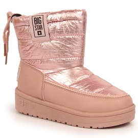 Botas de nieve rosa metalizado niña Big Star KK374219 rosado