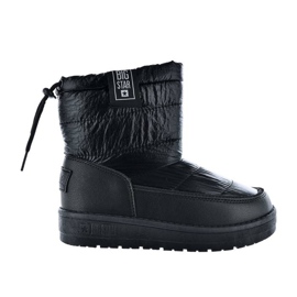 Botas nieve niña metalizado negro Big Star KK374220