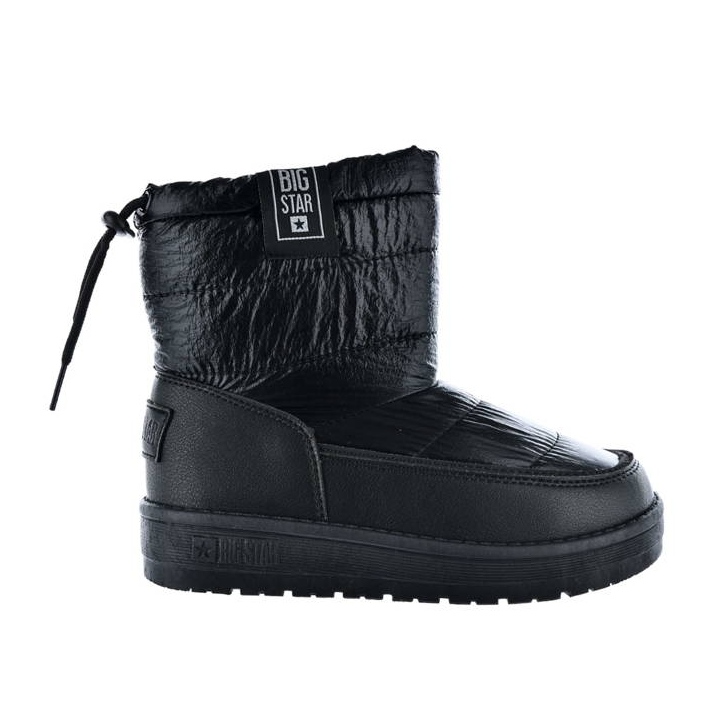 Botas nieve niña metalizado negro Big Star KK374220
