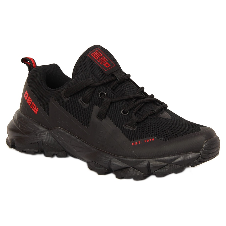 Zapatos de trekking de malla Big Star negros KK274211