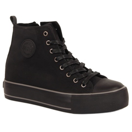 Zapatillas altas con aislamiento negro para mujer Big Star KK274173