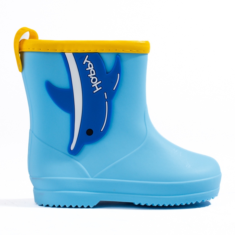 Shelovet botas bajas para niños con delfín azul