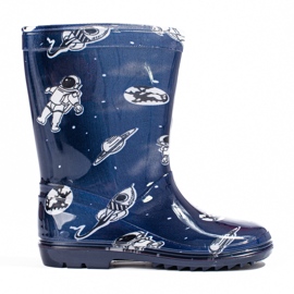 Chanclo de niño alto con estampado Shelovet azul marino Chanclo de niño alto con estampado Shelovet azul marino