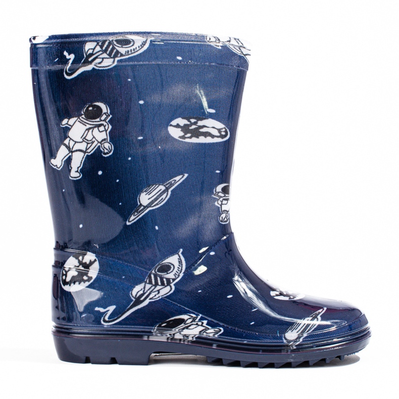Chanclo de niño alto con estampado Shelovet azul marino