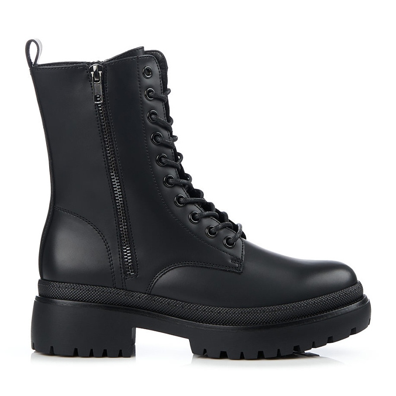 Trabajadoras con cremallera Shelovet decorativa negro