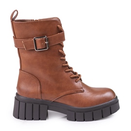 Botas marrones Shelovet para mujer marrón