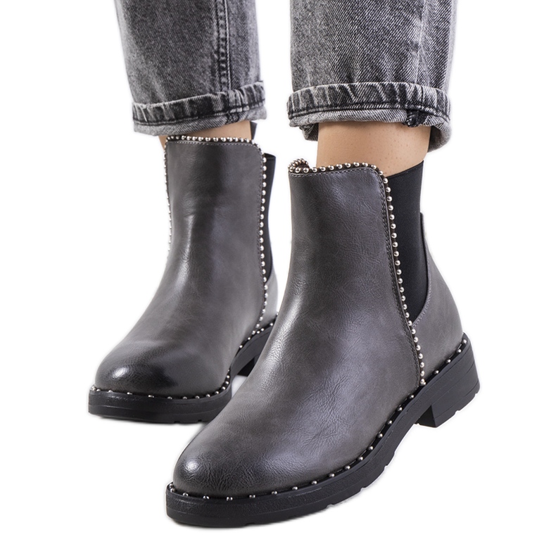 Botines Chelsea grises de Luton.