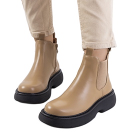 Botines cromer marrones beige Botines cromer marrones beige