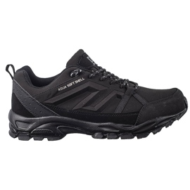 Zapatillas de trekking de hombre DK aqua Softshell negras negro