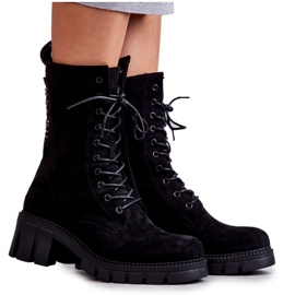 PG1 Botas Mujer Negras Cálidas Ante Hermesa negro PG1 Botas Mujer Negras Cálidas Ante Hermesa negro