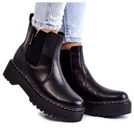 Botas cálidas sin cordones Big Star II274101 Negro