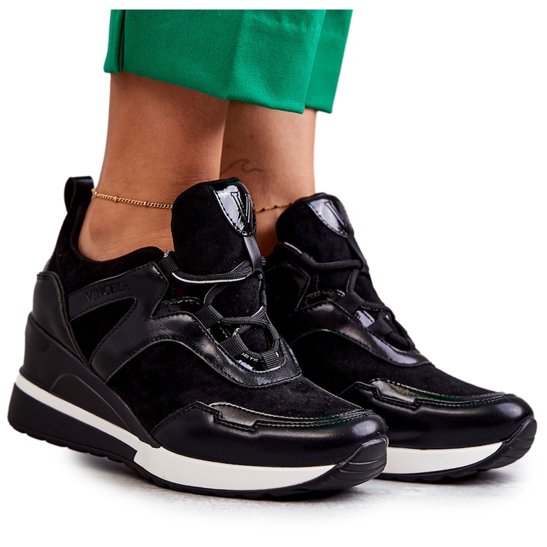 Vinceza Zapatillas Deportivas Mujer Deportivas Negras Colli negro