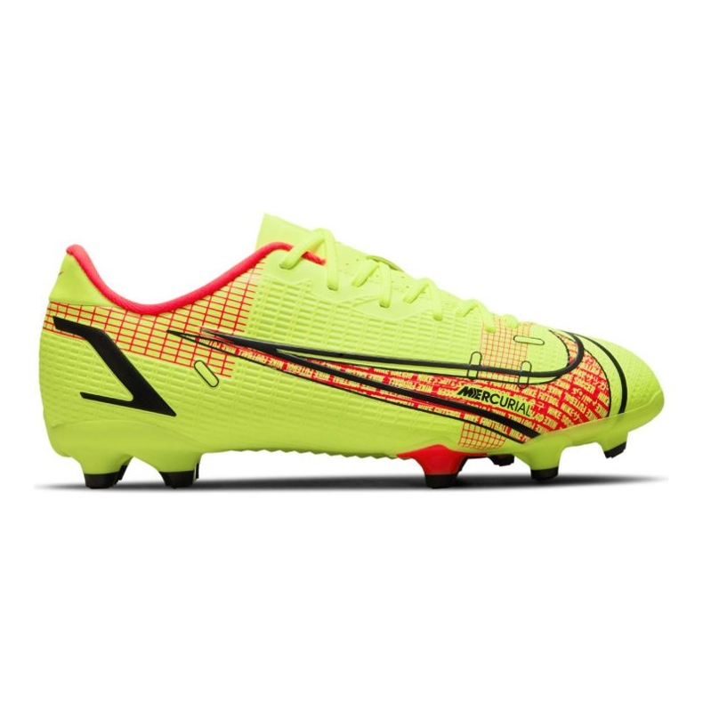 Zapatos de fútbol Nike Mercurial 14 Vapor Academy FG / MG Jr CV0811-760 amarillos