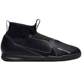 Nike Zoom Mercurial Superfly 9 Academy Ic Jr DJ5615 001 zapatos de fútbol negro negro