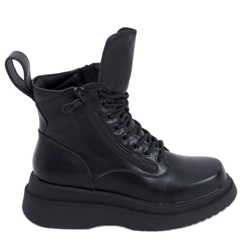 Botines suela alta Edvin Black negro Botines suela alta Edvin Black negro