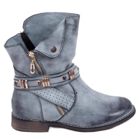 Botas mujer Yidu Azul Botas mujer Yidu Azul