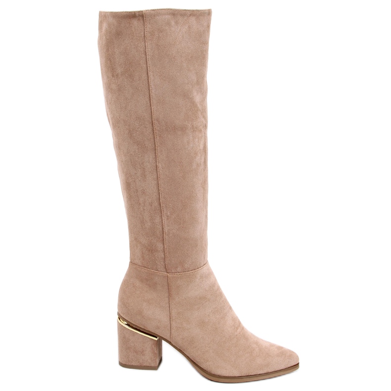 Botas de tacón Heather L.KHAKI beige caqui