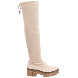 Botas de mujer Alyssa Beige