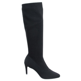 Botas calcetín Rebecca Negro