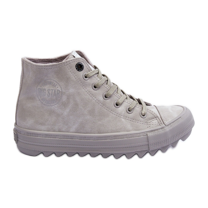 Zapatillas de Mujer Big Star High Warm Grey GG274070 gris