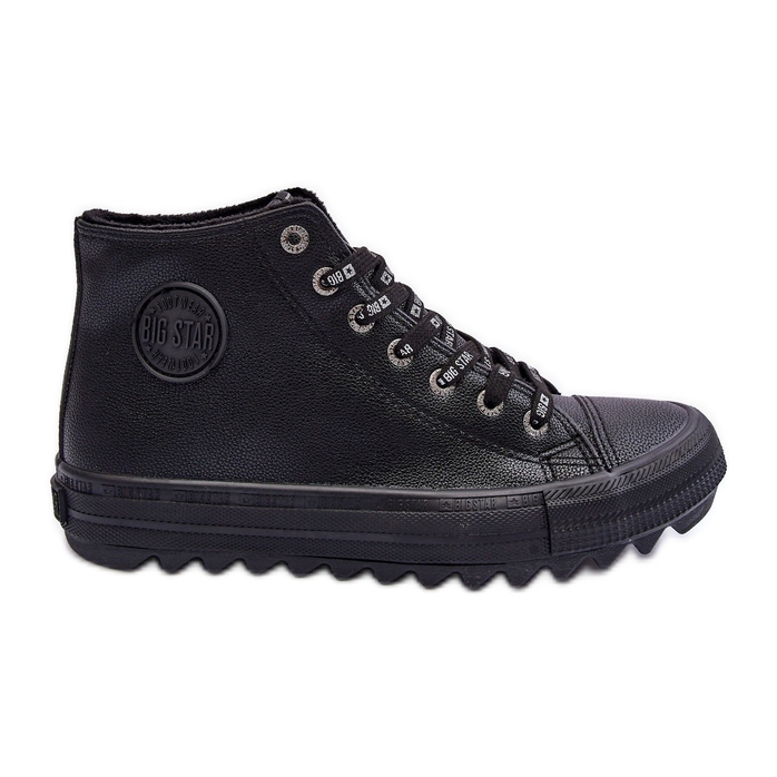 Sneakers Mujer Big Star High Warmed Negro EE274110