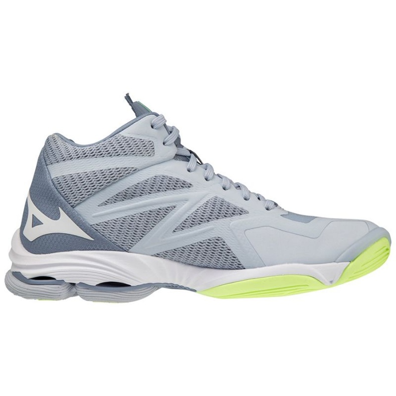 Zapatillas de voleibol Mizuno Wave Lightning Z7 Mid W V1GC225002 gris sombras de grey Zapatillas de voleibol Mizuno Wave Lightning Z7 Mid W V1GC225002 gris sombras de grey