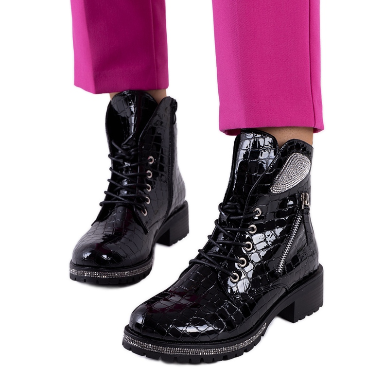 Botas negras Airedale negro Botas negras Airedale negro